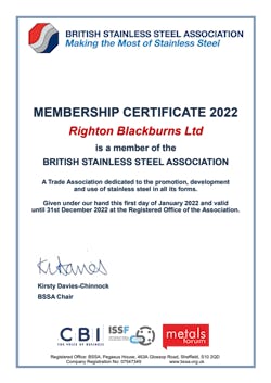 Cover image for 2022 BSSA Member Certificate Righton Blackburns